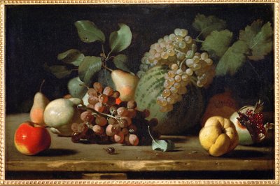 Csendélet szőlővel és gránátalmával, korai ... alkotó: Italian School