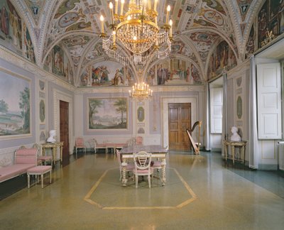 Az Audience Room, Matteo Rosselli (1578-1650) 1623-ban festett freskói alkotó: Italian School