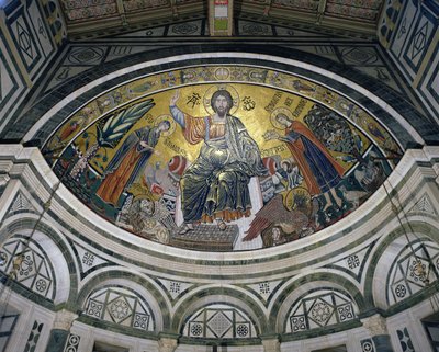 Krisztus áldása, 1297 (mozaik) alkotó: Italian School