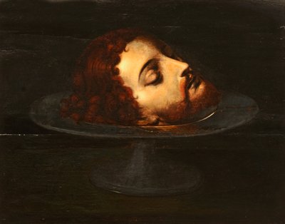 Keresztelő Szent János feje a töltőn alkotó: Italian School