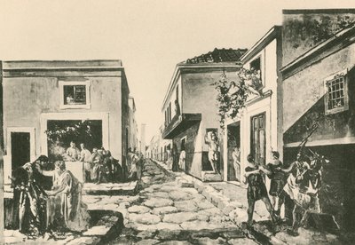 A Pensile Erkély Háza, ahogy volt (mélynyomás) alkotó: Italian School