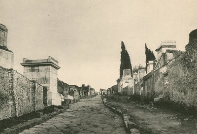 A sírok utcája, ahogy van (mélynyomás) alkotó: Italian School