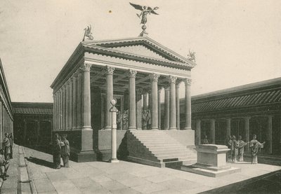 Apolló temploma úgy, ahogy volt (mélynyomás) alkotó: Italian School