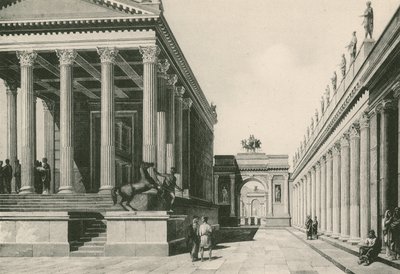 Jove temploma és Néró íve úgy, ahogy voltak (mélynyomás) alkotó: Italian School