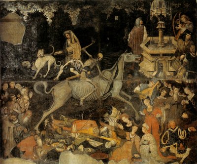 A halál diadala, 1445-1447 körül (freskó) alkotó: Italian School