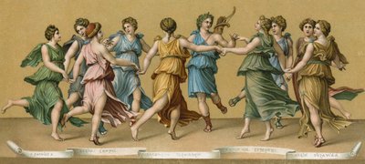 Apollo tánca a múzsákkal alkotó: Italian School