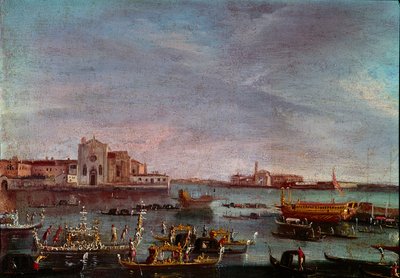 Regatta a velencei Canal Grandén A 18. századi Nap névtelen festménye. 36x54 cm Velence, Museo Correr alkotó: Italian School