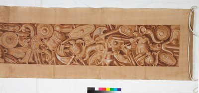 Három rajz az antik után, 1750 körül (barna festéssel erősített ecsetrajz halvány jelzés felett fekete krétával) alkotó: Italian School