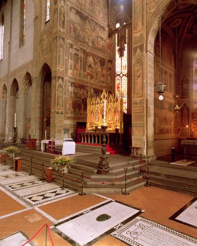Kilátás a templom apszisára alkotó: Italian School