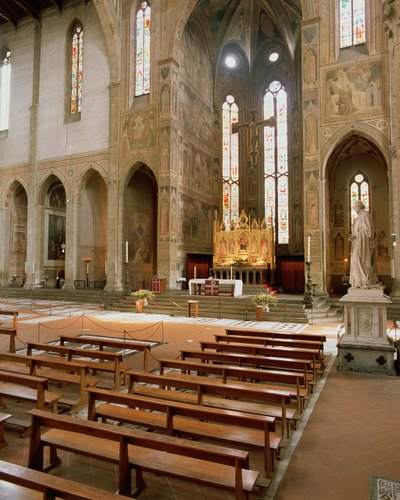 Kilátás a templom apszisára alkotó: Italian School