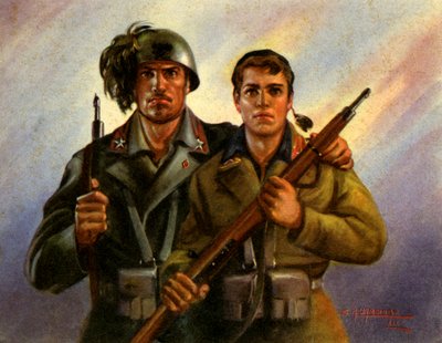 2. világháború: Olasz fiatal fasiszta önkéntes batalóniák alkotó: Italian School