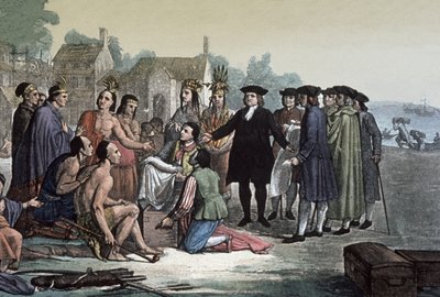 William Penn, 1820 körül (metszet) alkotó: Italian School