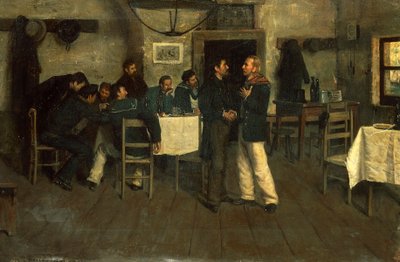 Giuseppe Garibaldi és Giovanni Battista Cuneo találkozója Taganrogban, a Fekete-tengeren alkotó: Italo Nunes Vais