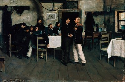 Italo Nunes Vais (1860-1932) Giuseppe Garibaldi (1807-1882) és Giovanni Battista Cuneo (1809-1875) találkozása Taganrogban, a Fekete-tenger kikötőjében 1833-ban alkotó: Italo Nunes Vais