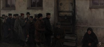 Taverna előtt alkotó: Ivan Alexeyevich Vladimirov