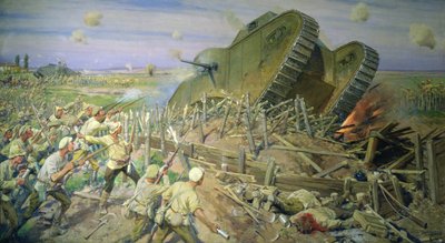Egy tank elfoglalása Kahovka közelében alkotó: Ivan Alexeyevich Vladimirov