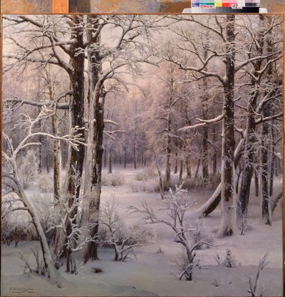 Frost (Dér) - Ivan Avgustovich Velz (1866-1926) festménye, olaj, vászon alkotó: Ivan Avgustovich Velz