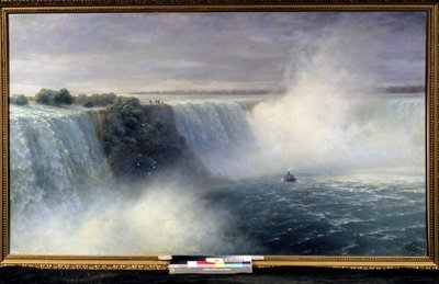 "A Niagara-vízesés" Ivan Aivazovsky (1817-1900) festménye, 1892, Fehérorosz Köztársaság Nemzeti Művészeti Múzeuma, Minszk alkotó: Ivan Konstantinovich Aivazovsky