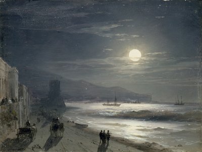 Hold éjszaka, 1885 alkotó: Ivan Konstantinovich Aivazovsky