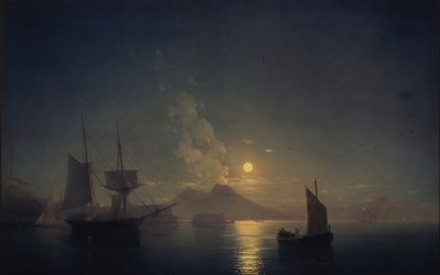 Nápoly éjjel, 1850 alkotó: Ivan Konstantinovich Aivazovsky