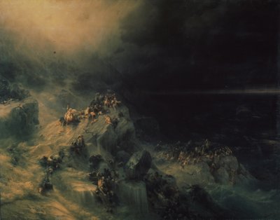 Az özönvíz, 1864 alkotó: Ivan Konstantinovich Aivazovsky