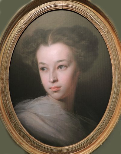 Natalia Alekszandrovna Puskina, Merenberg grófnő 1836-1913 portréja, a költő lánya, 1849 alkotó: Ivan Kosmich Makarov
