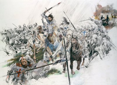 Flodden Field-i csata, 1513, 1990-2010. alkotó: Ivan Lapper