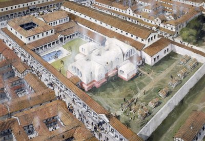 Wroxeter római város alkotó: Ivan Lapper