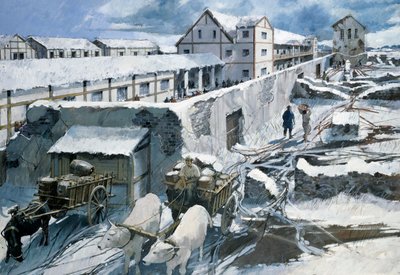 Wroxeter római város, 2. század, 1990-2010 alkotó: Ivan Lapper