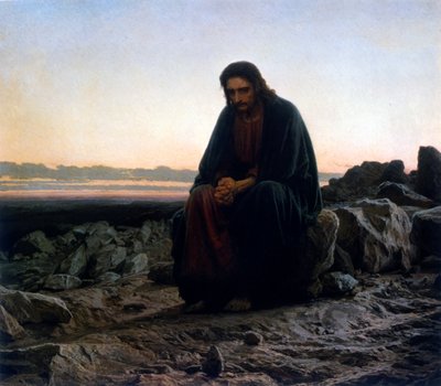 Krisztus a sivatagban. vagy Krisztus a vadonban alkotó: Ivan Nikolaevich Kramskoy