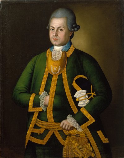 Petr Ivanovics Nigotmorcev portréja, 1774 alkotó: Ivan Vasilyev