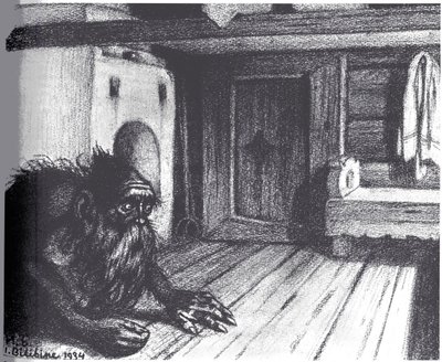 Otthonok, 1934 alkotó: Ivan Yakovlevich Bilibin