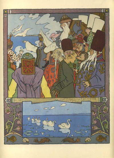 Ivan Tsarevics és békahercegnő, 1901 alkotó: Ivan Yakovlevich Bilibin