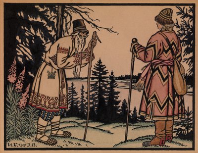 Ivan Tsarevics és békahercegnő, 1931 alkotó: Ivan Yakovlevich Bilibin