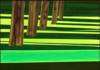 Kensington Gardens sorozat: Dazzle, 2007 (vegyes média papíron) alkotó: Izabella Godlewska de Aranda