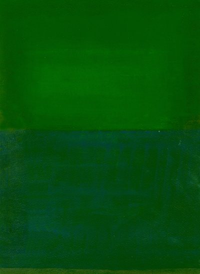 Tér, idő, mozgás, zöld, 2010 alkotó: Izabella Godlewska de Aranda