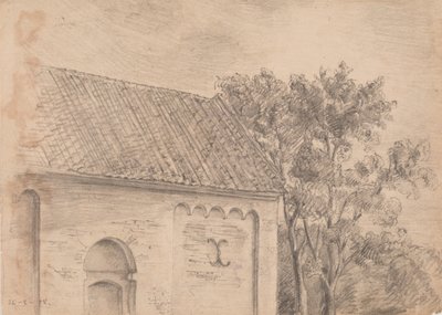 Templom építészet fákkal alkotó: J.A. Jerichau (II)