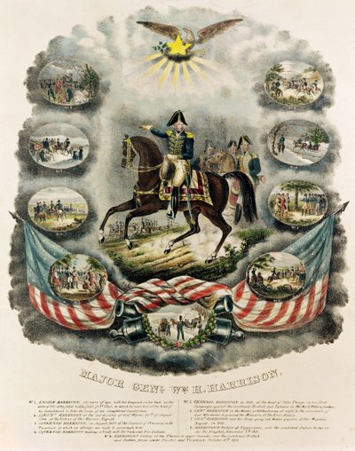 William Henry Harrison vezérőrnagy, 1813 körül alkotó: J.C. Richard
