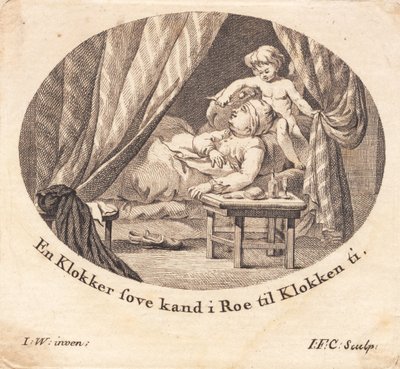 Egy kövér harangozó alszik alkotó: J.F. Clemens