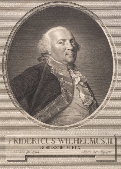 Friedrich Wilhelm II alkotó: J.F. Clemens