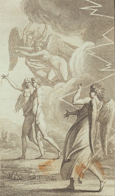 Illusztráció Ewald "Ádám és Éva" című művéhez. V alkotó: J.F. Clemens
