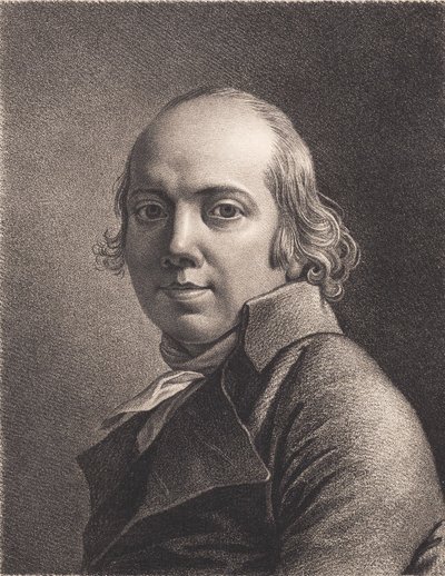 Jens Juels önarcképet rajzolt alkotó: J.F. Clemens