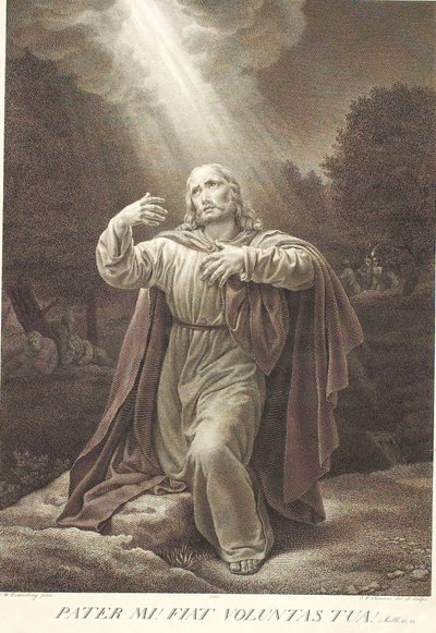 Krisztus i Getsemane Have alkotó: J.F. Clemens