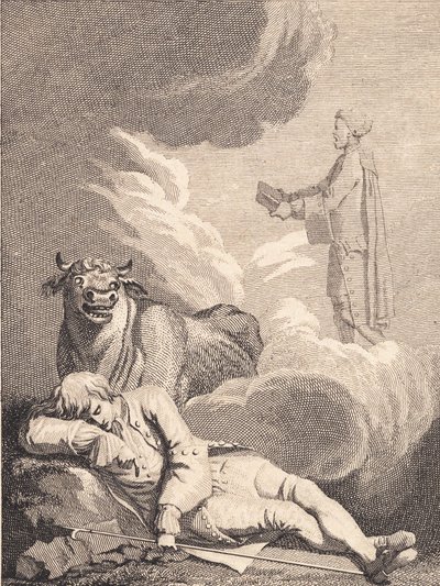 Niels Klim azt hiszi, hogy hallja a Fane Kirke hivatalnokot. BAN BEN alkotó: J.F. Clemens