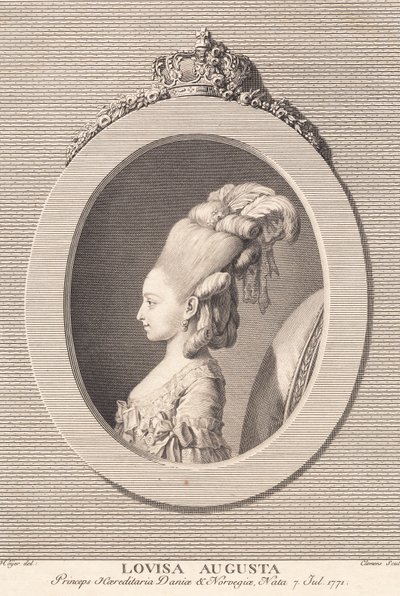 Louisa Augusta hercegnő alkotó: J.F. Clemens
