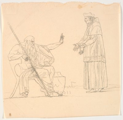 Richelieu Rhadamanthosnak alkotó: J.F. Clemens