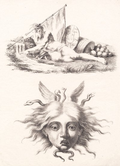 Øresund. Medúza fej alkotó: J.F. Clemens