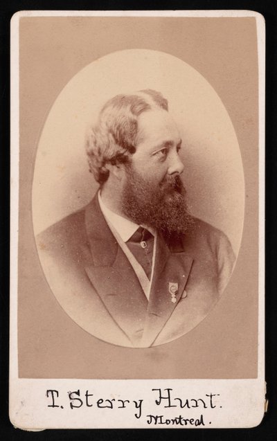 Thomas Sterry Hunt portréja 1826-1892, 1892 előtt. alkotó: JG Parks