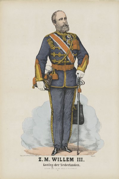 H. M. Vilmos III. / Holland király (cím a tárgyon) alkotó: J.H. van Wees (II)