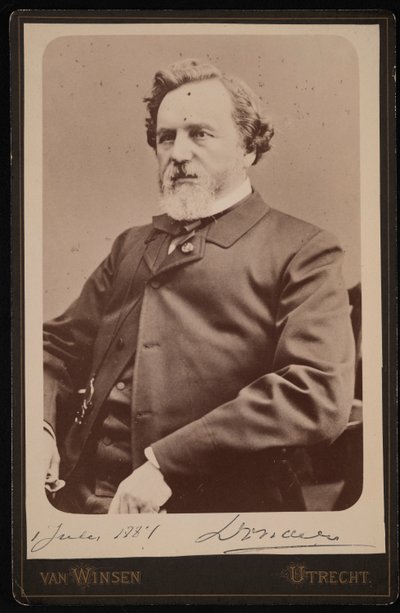 Franciscus Cornelius Donders portréja 1818-1889, 1884. július 1. alkotó: JJA Van Winsen